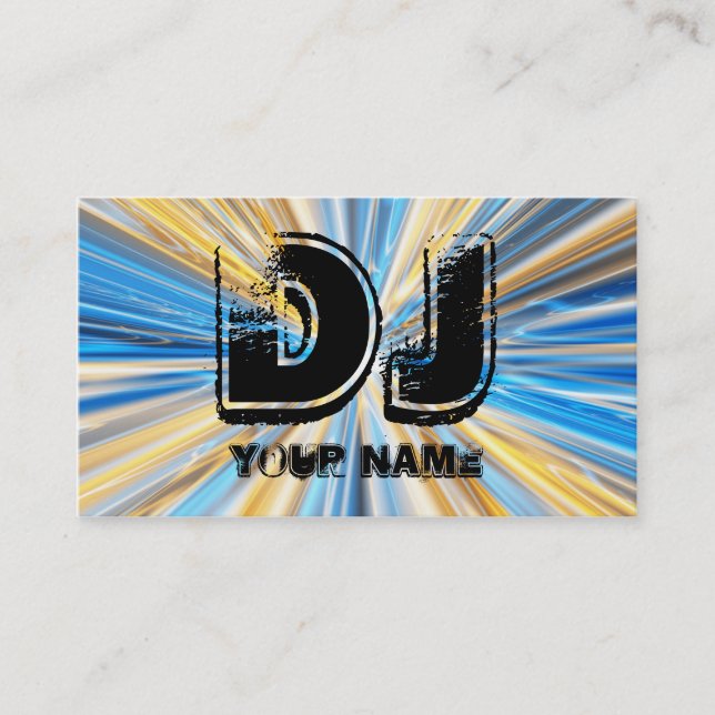 CARTE DE VISITE DJ (Devant)