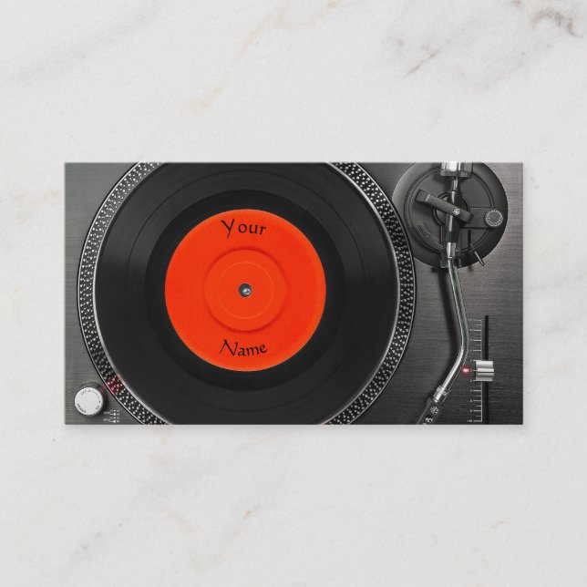 Carte de visite DJ (Devant)