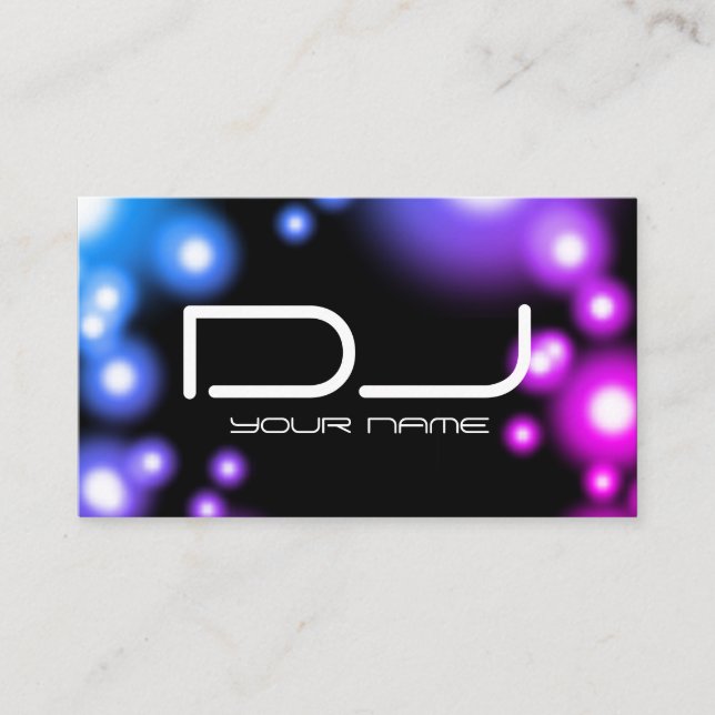 CARTE DE VISITE DJ (Devant)