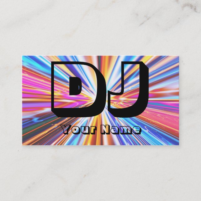 CARTE DE VISITE DJ (Devant)