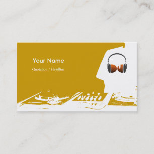 Carte de visite DJ