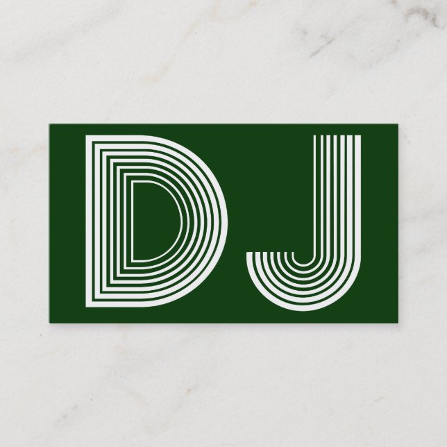 CARTE DE VISITE DJ (Devant)