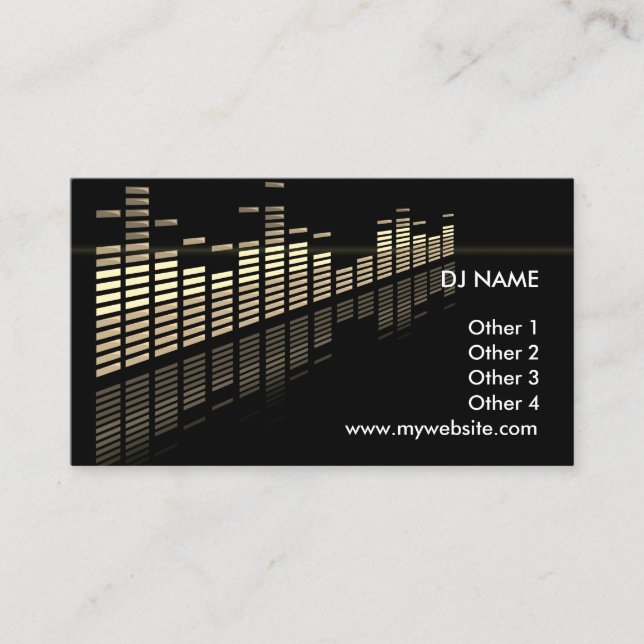 Carte de visite DJ (Devant)
