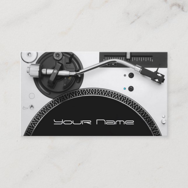 Carte de visite DJ (Devant)