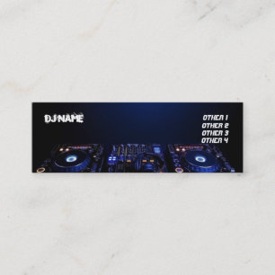 Carte de visite DJ