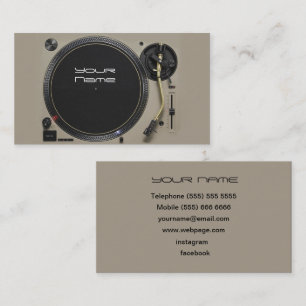 Carte de visite DJ