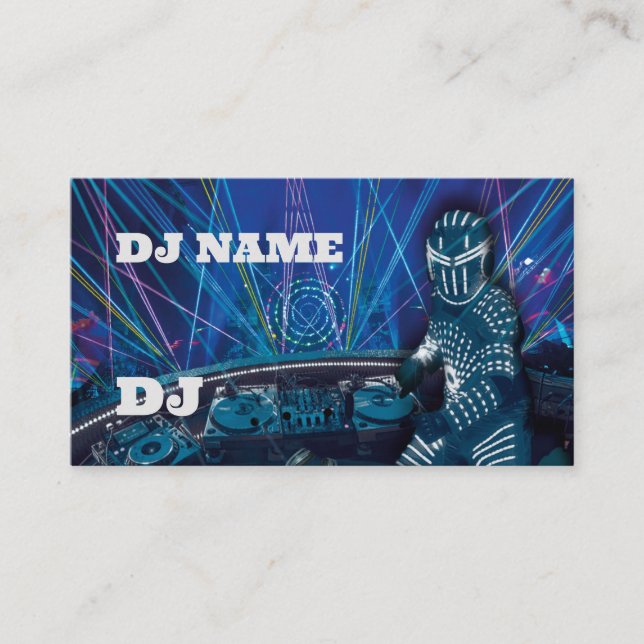 Carte de visite DJ (Devant)