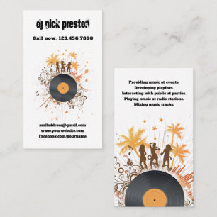 CARTE DE VISITE DJ