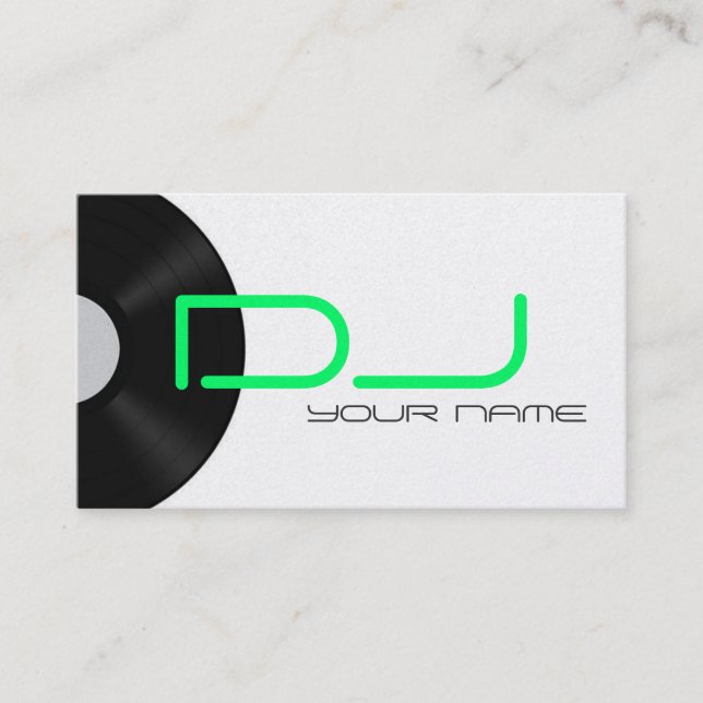 Carte de visite DJ (Devant)