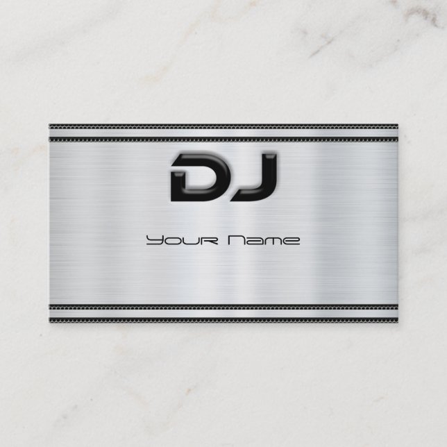 Carte de visite DJ (Devant)