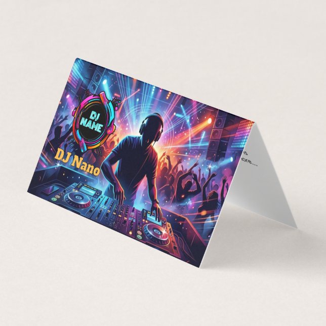 CARTE DE VISITE DJ (Devant)