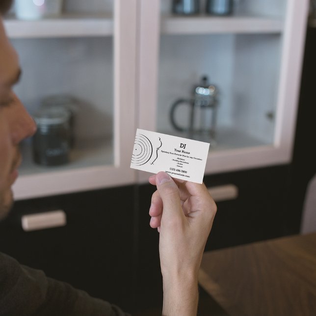 CARTE DE VISITE DJ (Créateur téléchargé)