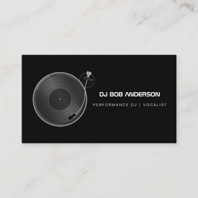 CARTE DE VISITE DJ (Devant)