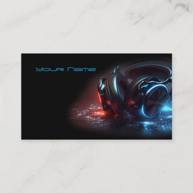 Carte de visite DJ (Devant)