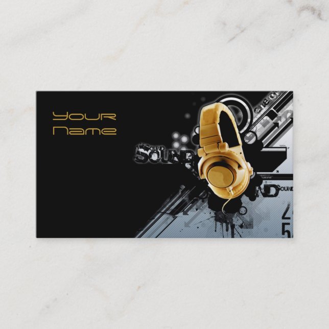 Carte de visite DJ (Devant)