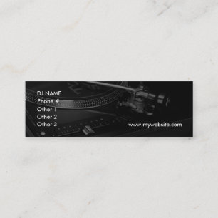 Carte de visite DJ