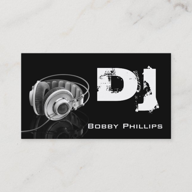 Carte de visite Dj (Devant)