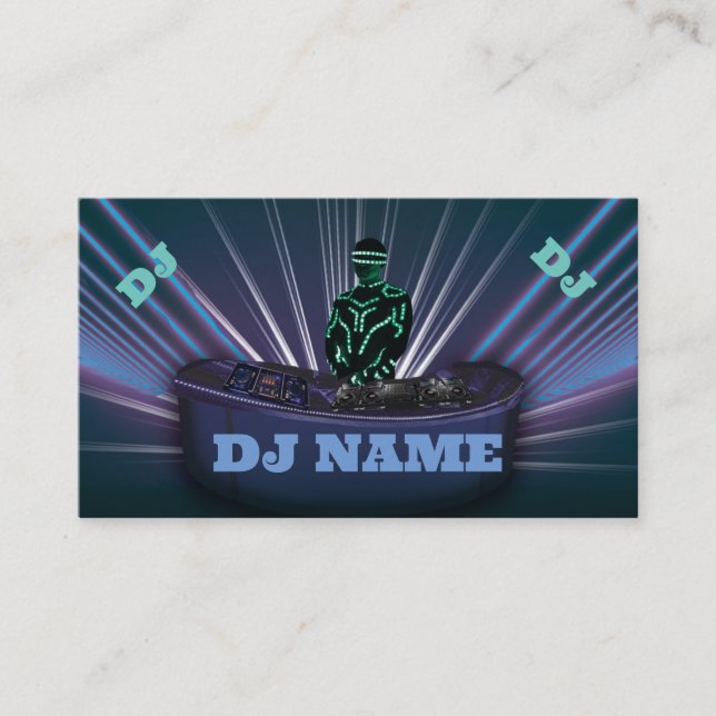 Carte de visite DJ (Devant)