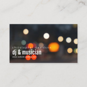 Carte de visite DJ Ambient Lights personnalisé