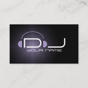Carte de visite DJ classique