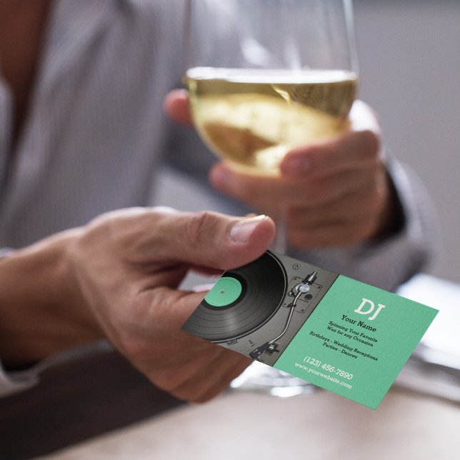 Carte De Visite DJ Green (Créateur téléchargé)