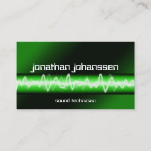 Carte de visite DJ moderne Electric Professional