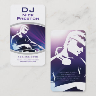 Carte De Visite DJ Music