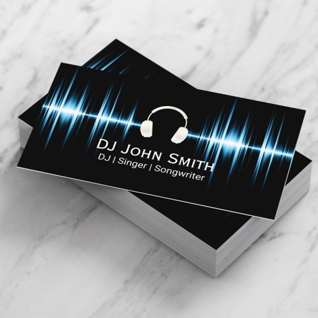 Carte De Visite DJ Music Beat Professional (Créateur téléchargé)