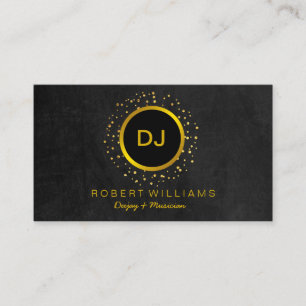 Carte De Visite DJ musicien professionnel professeur de musique Go