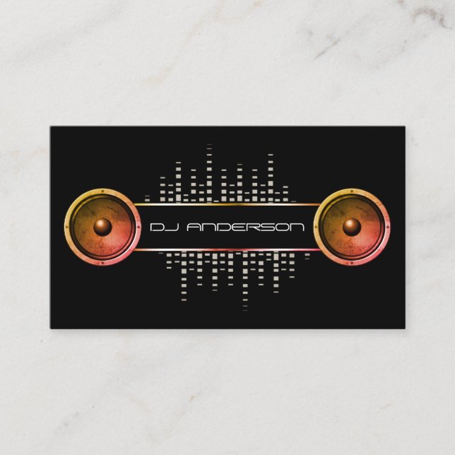 Carte De Visite DJ professionnel (Devant)