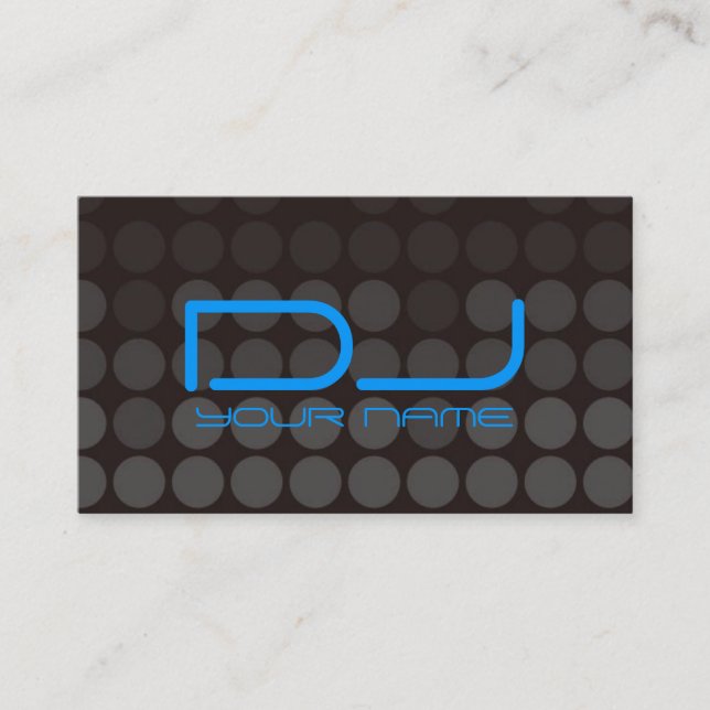 Carte de visite DJ unique (Devant)