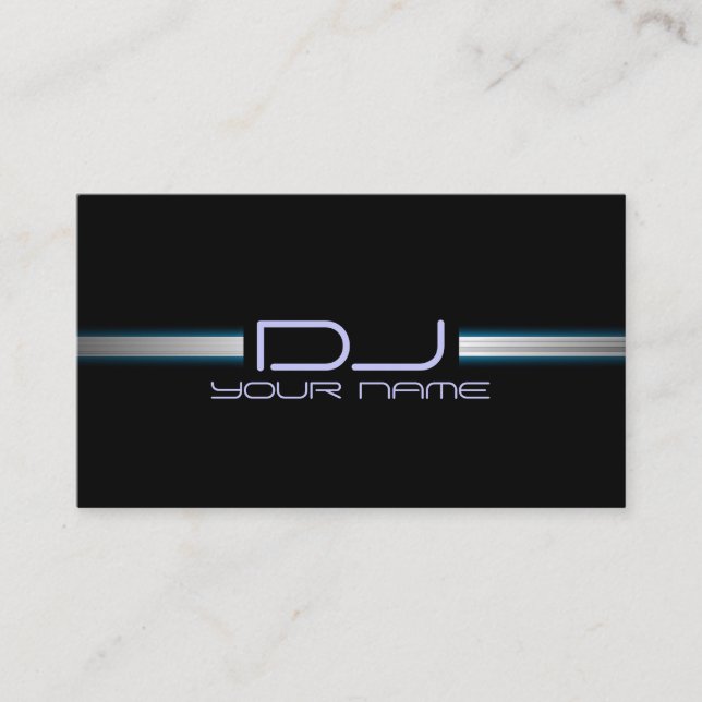 Carte de visite DJ unique (Devant)