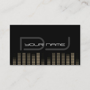 Carte de visite DJ unique et élégant