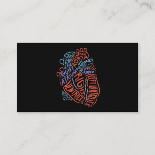 Carte De Visite Docteur en anatomie cardiologue Biologie Médicale