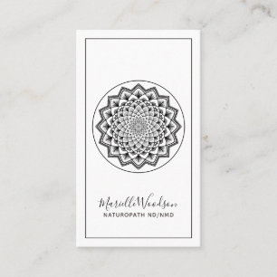 Carte De Visite Docteur en naturopathie Mandala