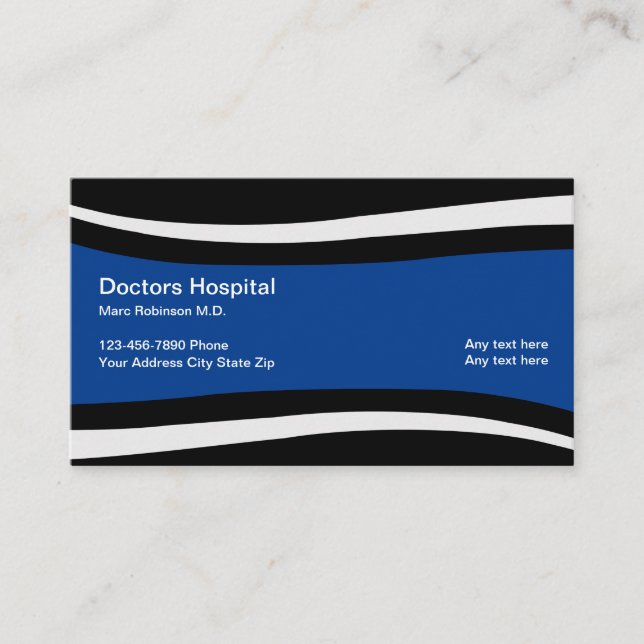 Carte De Visite Docteur Médicale (Devant)