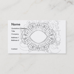Carte De Visite D'oeil magique