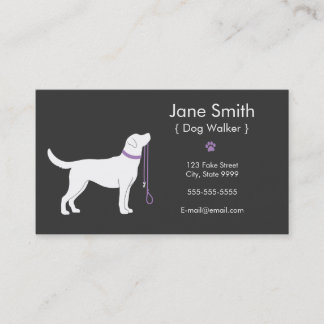 Carte de visite Dog Walker