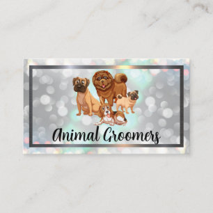 Carte De Visite Doggies mignonnes   Boke
