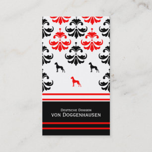 Carte de visite dogue