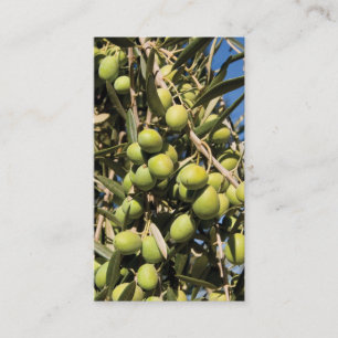 Carte de visite d'olives