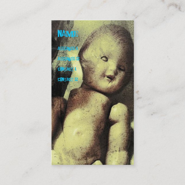 Carte De Visite Dollar Déplaisant (Devant)
