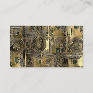 Carte De Visite Dollars de motif