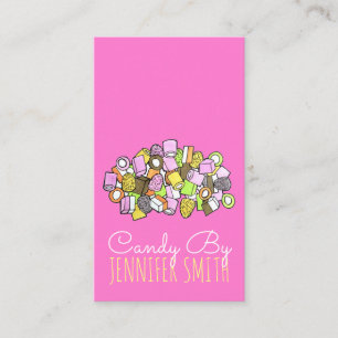 Carte De Visite Dolly Mixte Royaume-Uni Fondant Confection Candy