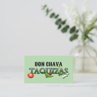 Carte De Visite Don Chava Taquizas