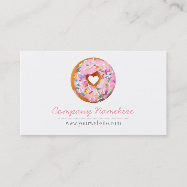 Carte De Visite Donut (Devant)