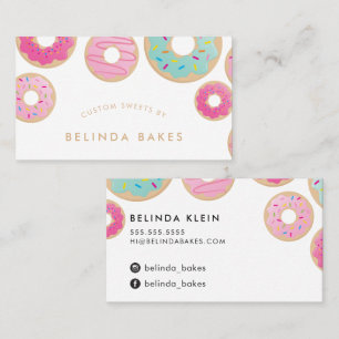 Carte De Visite DONUT BAKER LOGO jolie confection de cuisson à la 