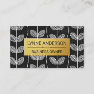 Carte De Visite Doodles de flamme