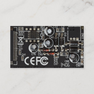 Carte de visite d'ordinateur