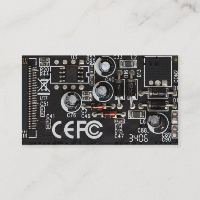 Carte de visite d'ordinateur (Devant)